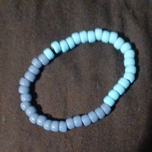 Blue Ans Grey Blue Anklet